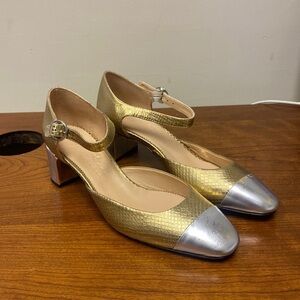 J Crew Metallic Snake with Specc BM688